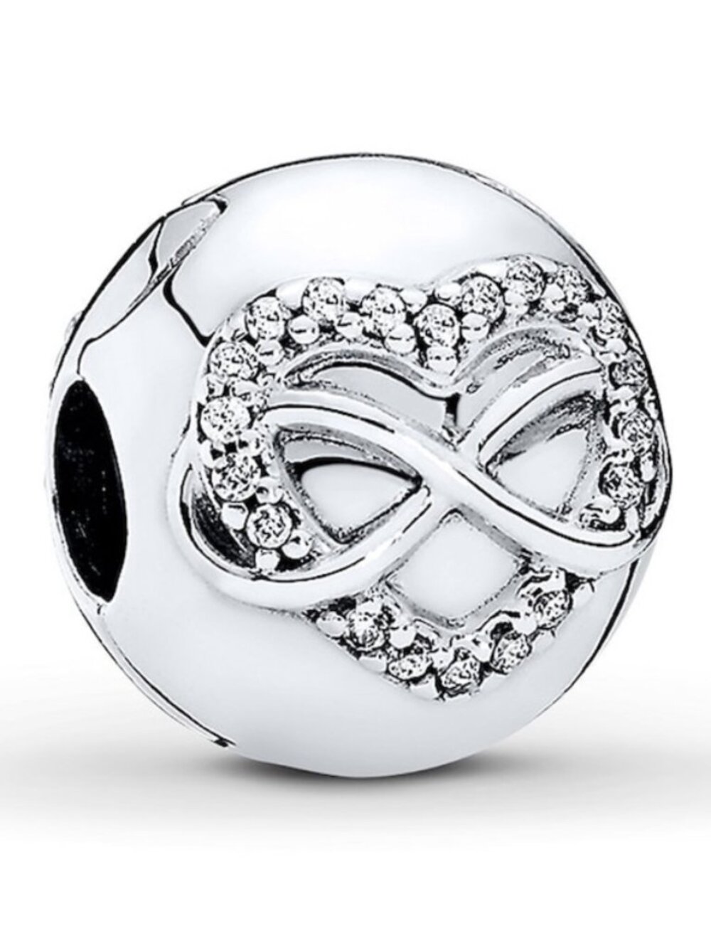 Clearance...NWOT Pandora Infinity Heart Clip ONLY 3 Left